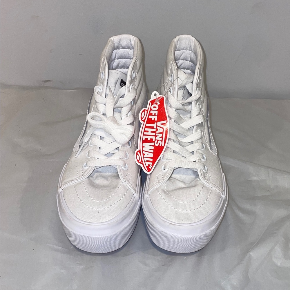 Vans Classic White High-Top Sneakers